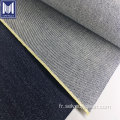 Bleu foncé 15oz limons de denim en jean tissu